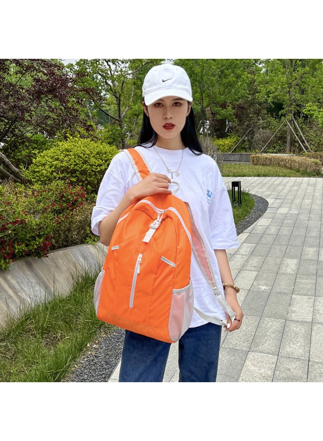 Outdoor Water Sports Backpack Outdoor Lightweight Backpack Large Capacity Portable Folding Travel Bag-Color:Green-Capacity:20—35L - Image 3